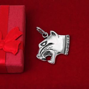 Wisior puma z kamieniami