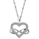 Łańcuszek z sercem z nieskończonością