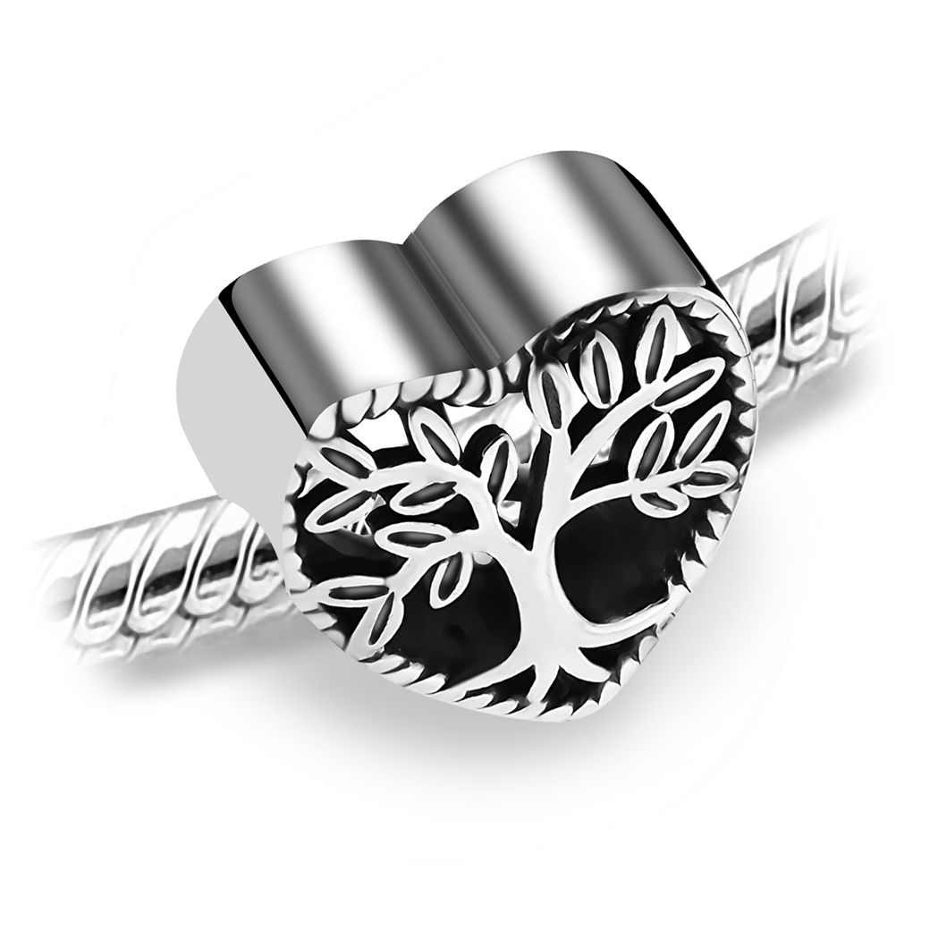 SREBRNY CHARMS 925 SERCE Z SERCEM SERDUSZKO SREBRO