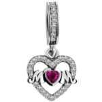 Charms do bransoletki serce MAMA