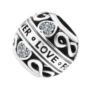 Charms do bransoletki kulka LOVE FOREVER