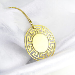 Zawieszka/wisior złoty DROGA GRECKA