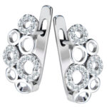 Kolczyki z motywem kółek