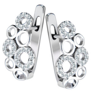 Kolczyki z motywem kółek