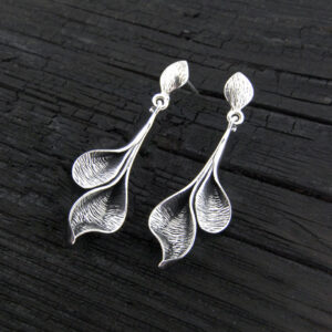 Kolczyki płatki kwiatów