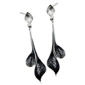 Kolczyki płatki kwiatów