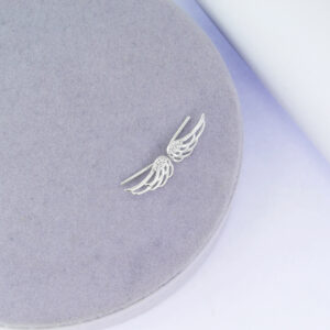 Nausznice skrzydła z cyrkoniami