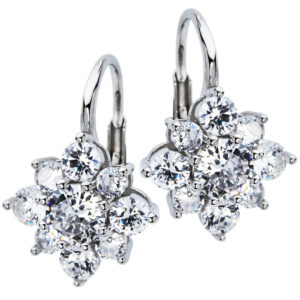 Kolczyki gwiazdy z cyrkoniami