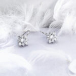 Kolczyki gwiazdy z cyrkoniami