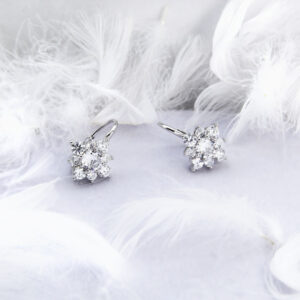 Kolczyki gwiazdy z cyrkoniami