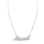 Naszyjnik z napisem MAMA