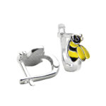 Kolczyki dziecięce - pszczółki