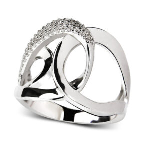 Pierścionek z przeplotem