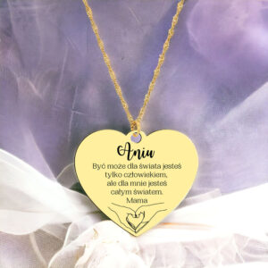 Naszyjnik złocony - Dla mnie całym światem