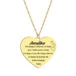 Naszyjnik pozłacany - Nie mogę Ci obiecać