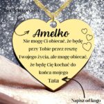 Naszyjnik pozłacany - Nie mogę Ci obiecać