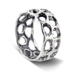 Szeroka obrączka surowa forma