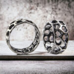 Szeroka obrączka surowa forma