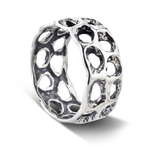 Szeroka obrączka surowa forma