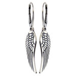 Kolczyki wiszące skrzydła
