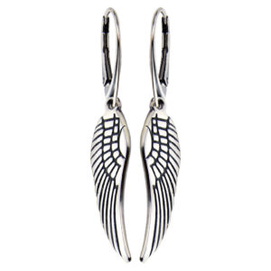 Kolczyki wiszące skrzydła