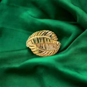 Pierścionek dwa pióra