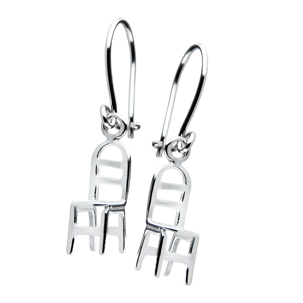 SREBRNE KOLCZYKI WISZĄCE KRZESŁA KRZESŁO KRZESEŁKA SREBRNE KOLCZYKI WISZĄCE KRZESŁA KRZESŁO KRZESEŁKA