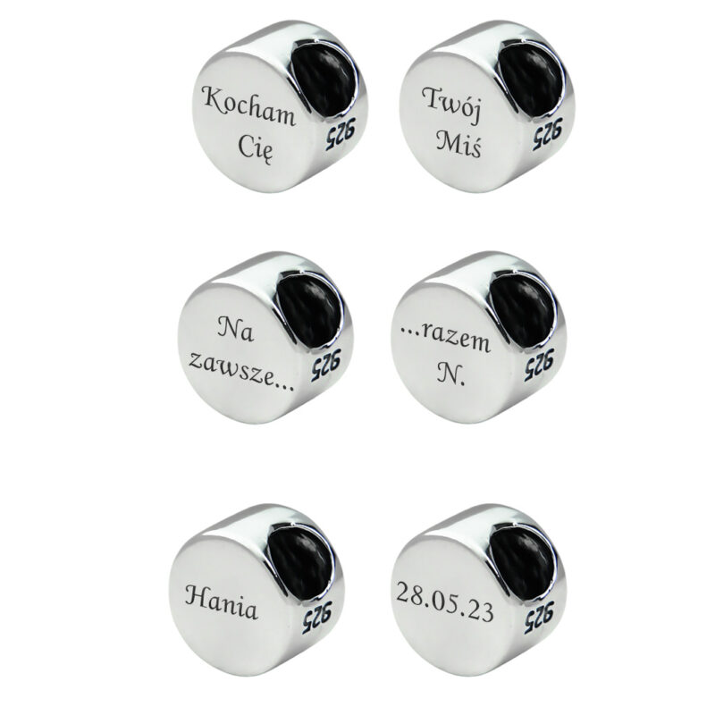 Charms okrągły z Twoim grawerem