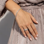 Błyszcząca bransoletka z cyrkoniami