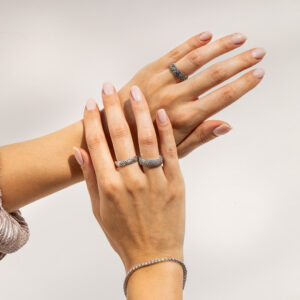 Błyszcząca bransoletka z cyrkoniami