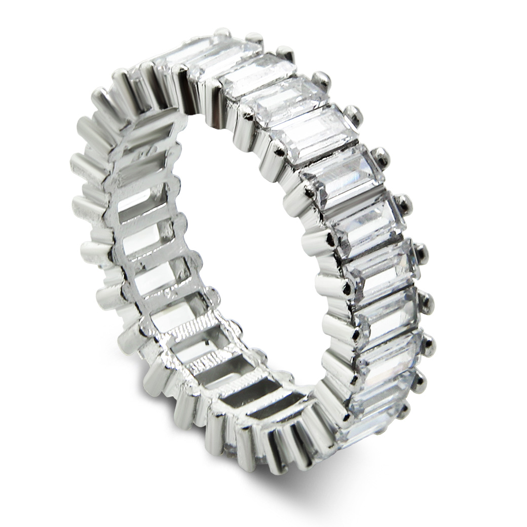 BŁYSZCZĄCA OBRĄCZKA CYRKONIE DUŻE KAMYKI SZEROKA