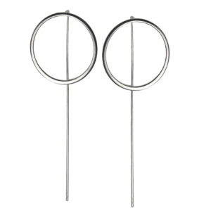 KOLCZYKI NOWOCZESNE KÓŁKA PATYK PATYCZEK RURKA 925