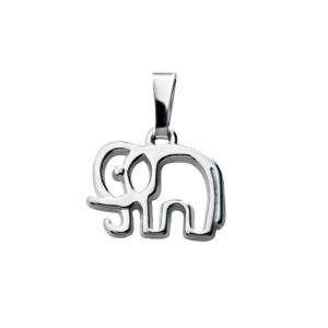 Wisiorek konturowy słonik