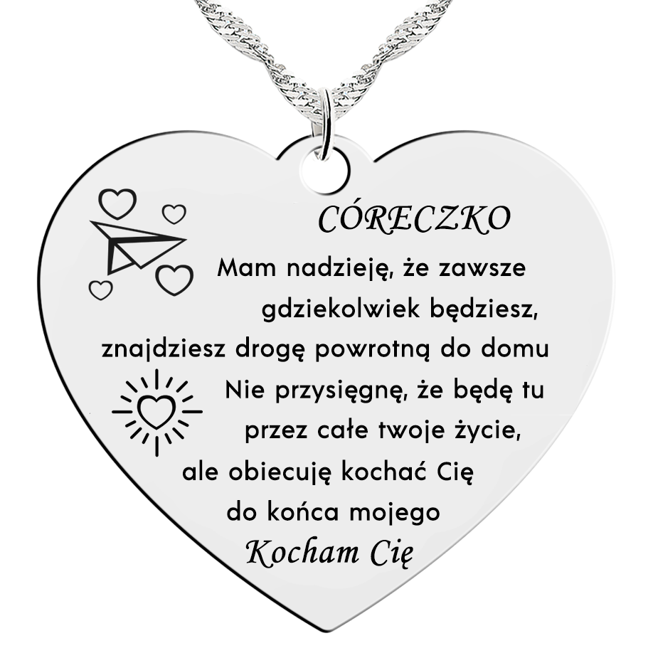 Serce_personalizowane_Córeczko